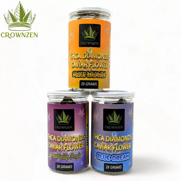 Crownzen THC-A Diamonds Caviar Flower 28 Grams product image (1)
