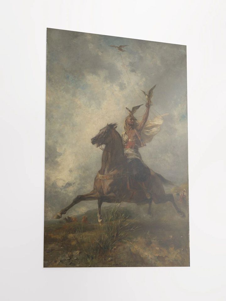 Digital copy The Arab Falconer By Eugène Fromentin French 1864/Enhanced Matte Paper Poster (in) by Allcolor product image (2)