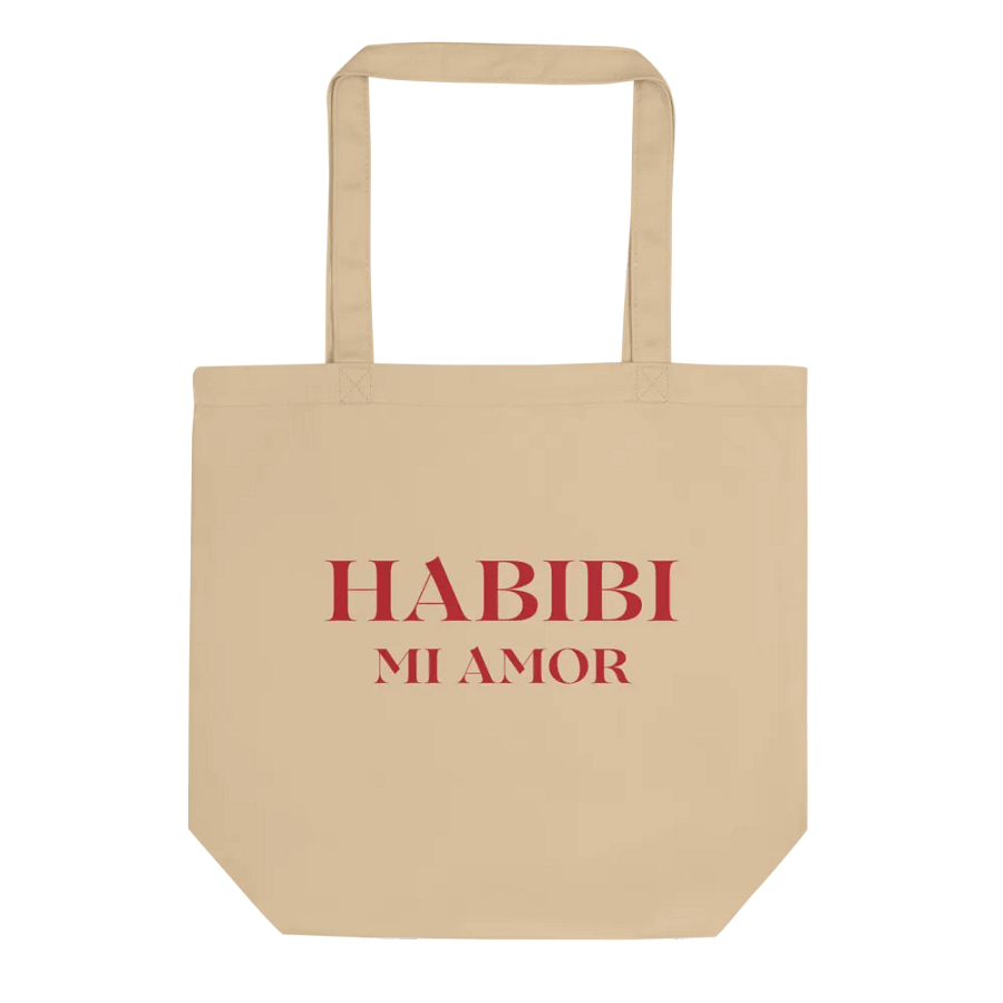 Habibi Mi Amor Tote Bag Red product image (3)