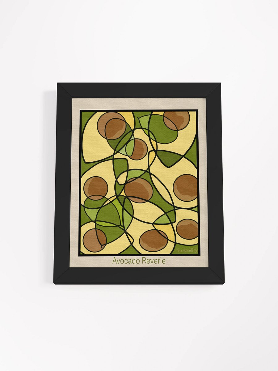 Avocado Reverie – Wood Framed Matte Art Poster product image (1)
