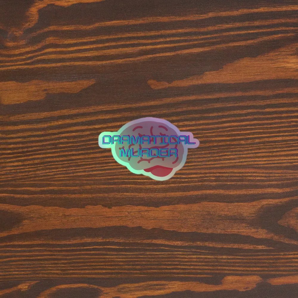 DRAMAtical Murder on my Brain Holographic Sticker product image (5)