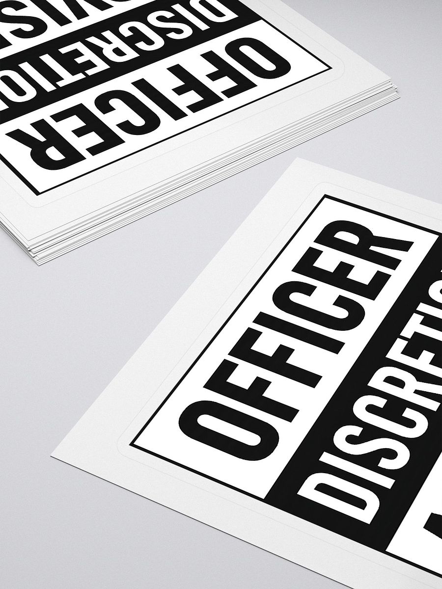 Undercover Warning Stickers product image (4)