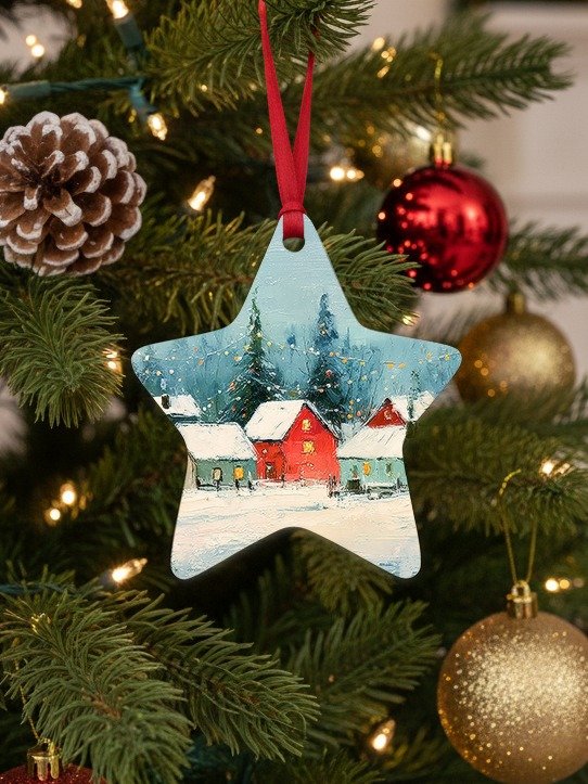 Winter Wonderland Wooden Ornaments product image (1)