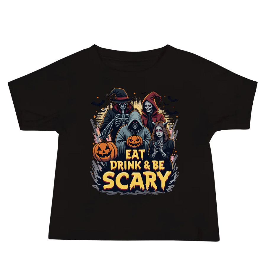 Eat Drink & Be Scary Baby Tee product image (3)