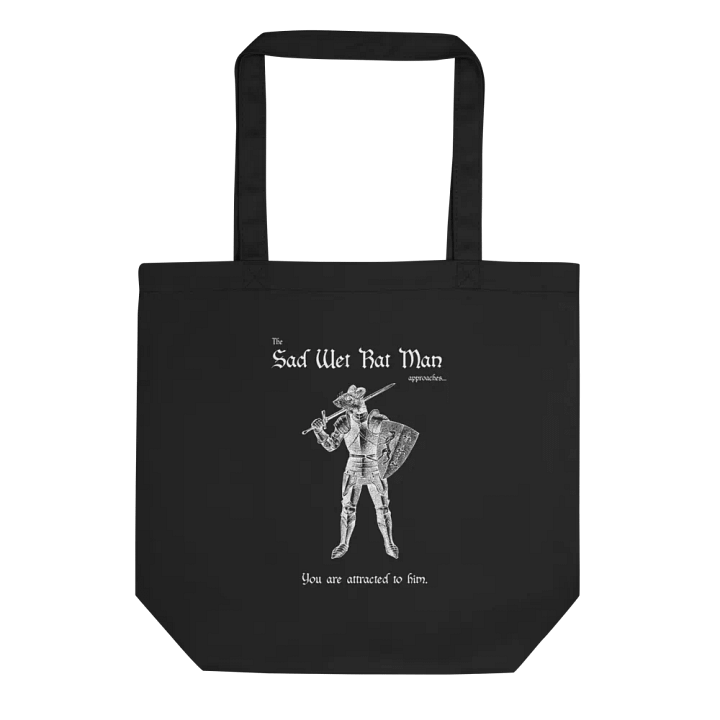 Sad Wet Rat Man Black Tote product image (1)