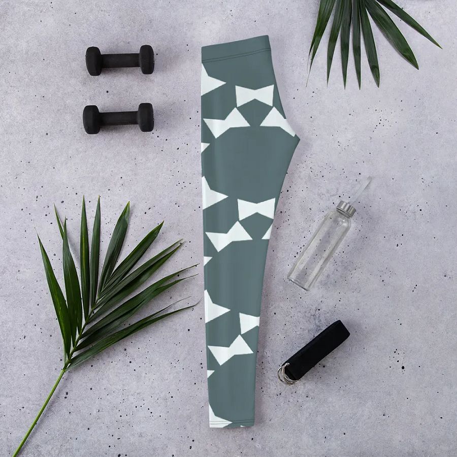 Symmetric Chic: Custom All-Over Print Leggings product image (2)