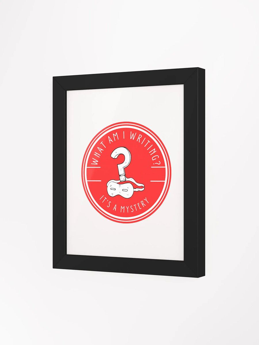 What am I Writing? It's a Mystery Framed Poster product image (30)