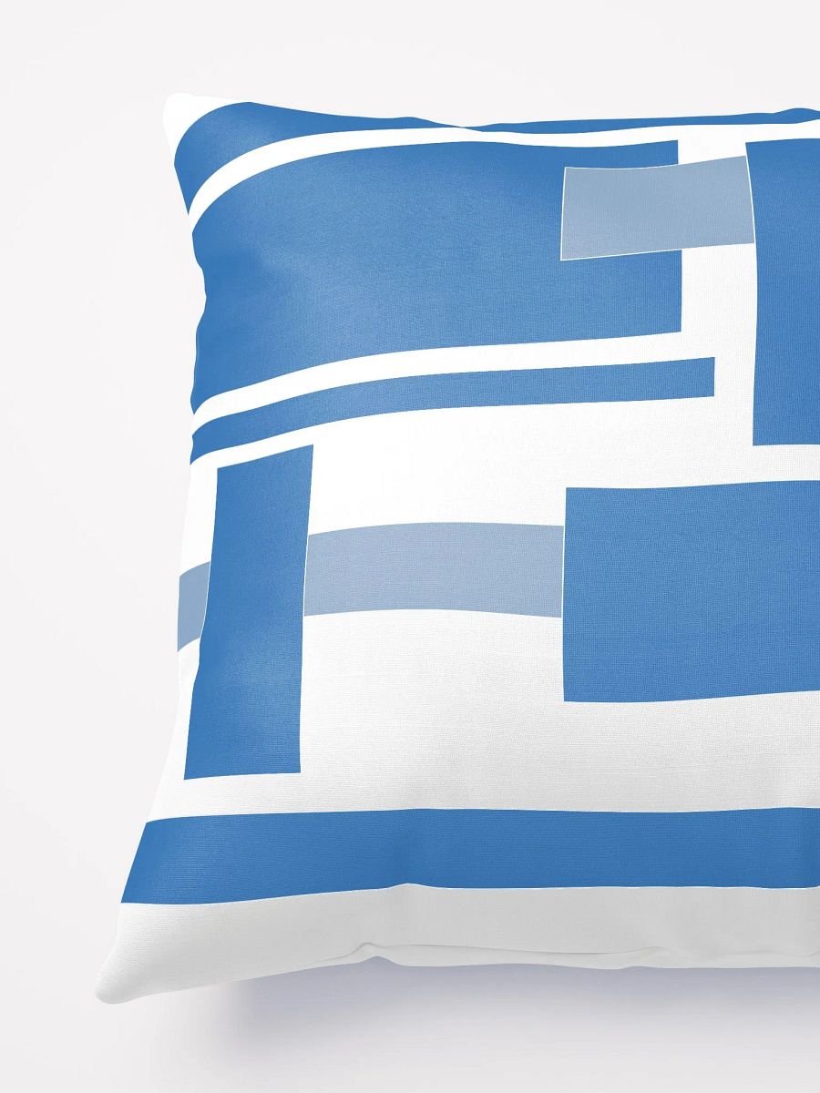 Blue Geometric Contemporary Modern Abstract Throw Pillow product image (6)