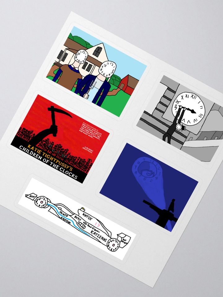 American Gothic, Safety Last, Children of the Corn, Batman, F1 Clock Stickers product image (2)