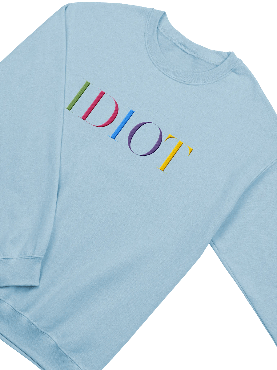 IDIOT Blue Crewneck product image (3)
