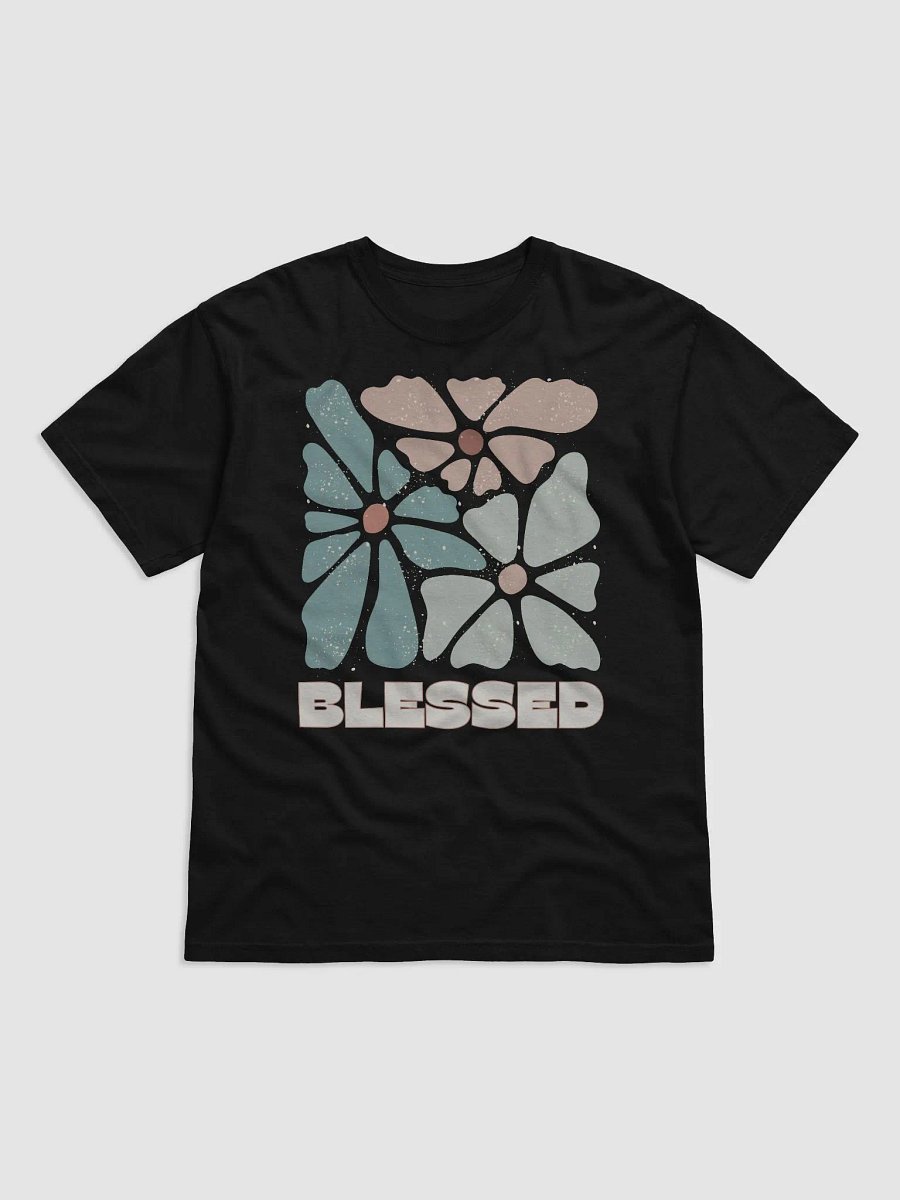 Blessed Abstract Boho Floral Graphic Tee, Cute Comfort Colors T-Shirt Gift For Women product image (3)