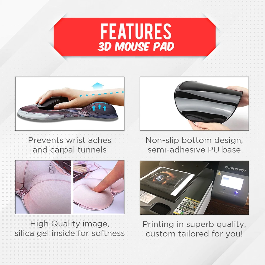 3D Mouse Pad | Seele (Honkai Star Rail) product image (4)