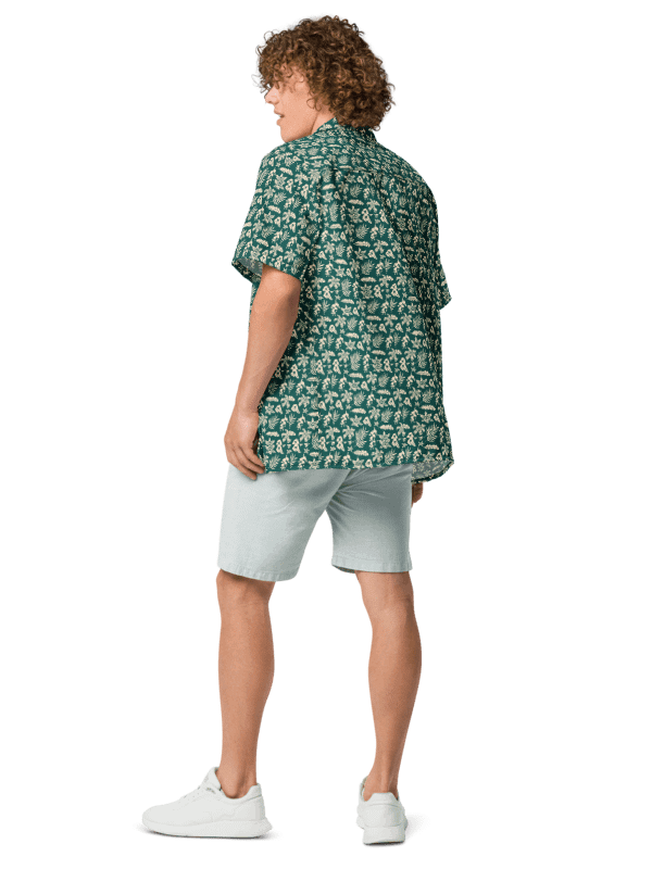 Tropical Breeze Leaf Hawaiian Shirt product image (2)