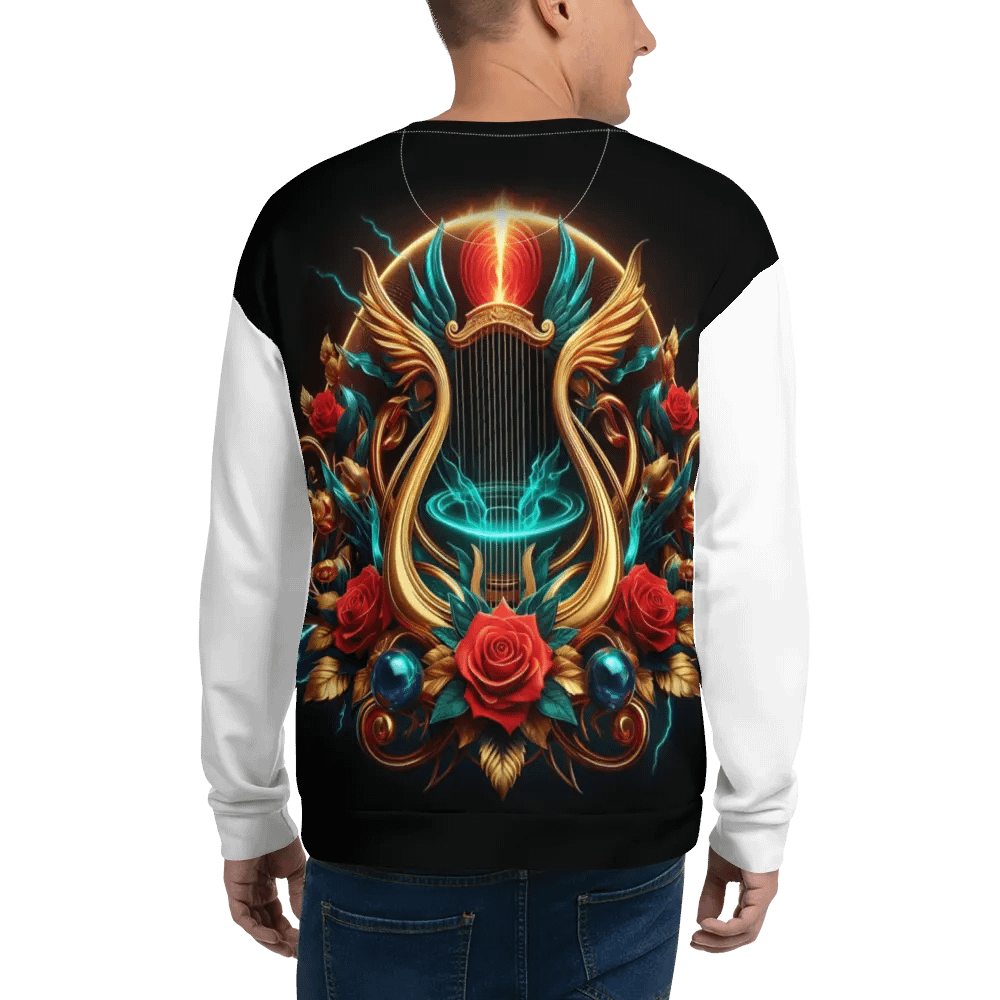 Mystical Golden Harp - Unisex Sweatshirt #20 product image (4)