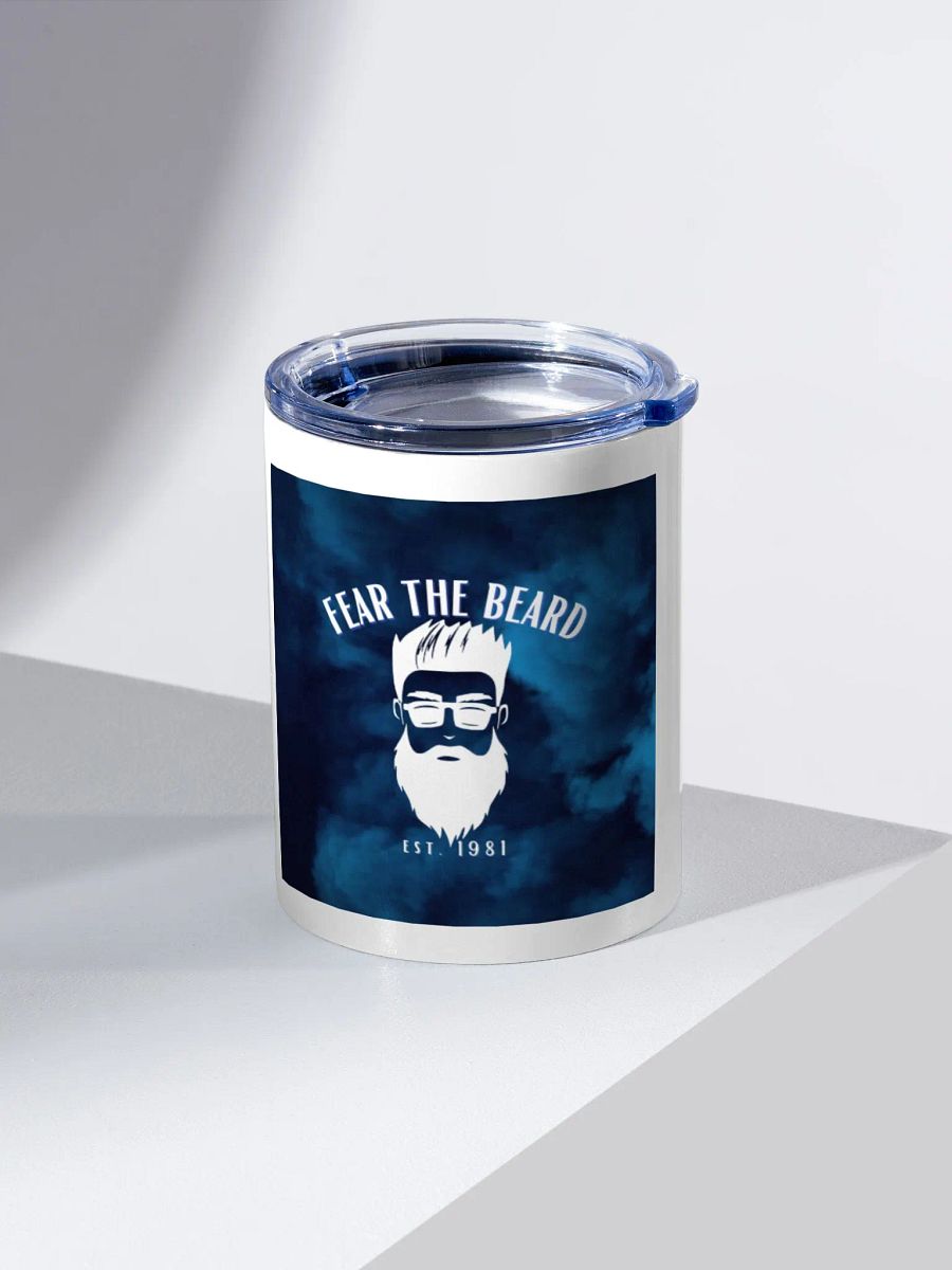 Fear The Beard 10oz Aluminum Tumbler product image (1)