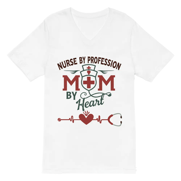 Heartfelt Nurse Mom V-Neck Tee product image (2)
