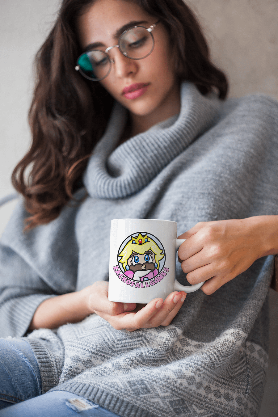 Peach - White Mug (NA-EU) product image (1)