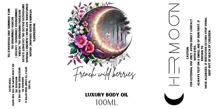 French Wild Berries Body Oil (100ML) product image (2)