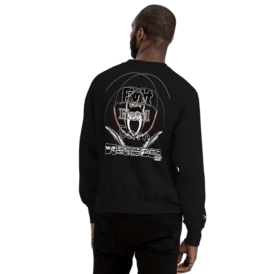Fight Hard Earn Respect - Embroidered - Crewneck Sweatshirt product image (6)