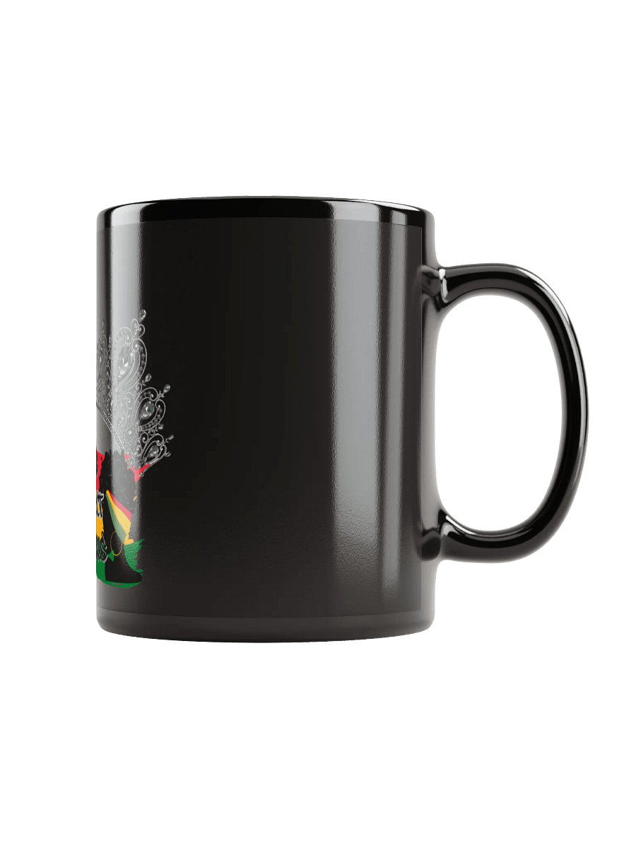 KINGS PROTECT QUEENS MUG BLACK product image (1)