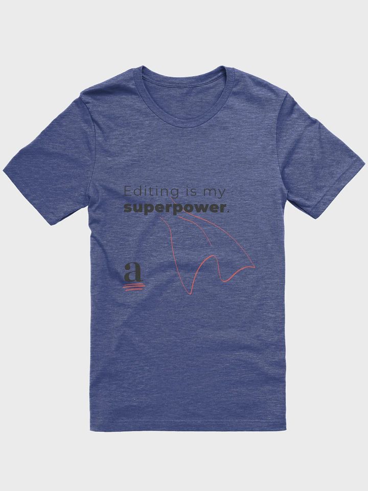 Editing is my superpower tee (with cape) product image (11)