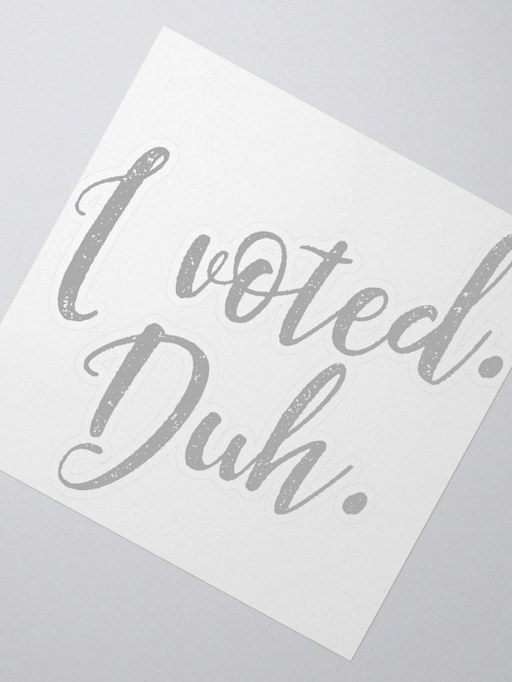 I voted Sticker product image (5)