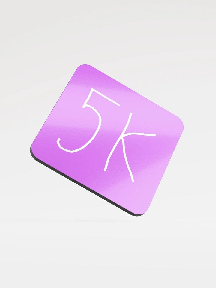 5k followers on Spotify Coaster product image (1)
