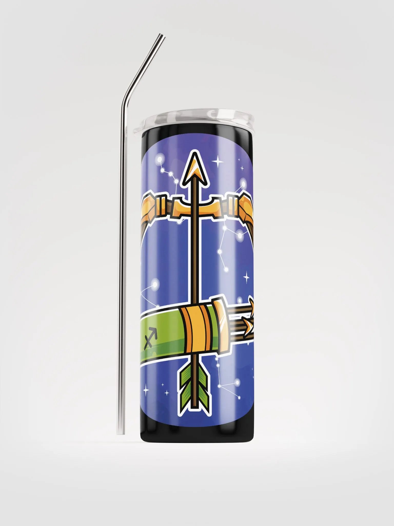 Starry Sagittarius Stainless Steel Tumbler product image (2)