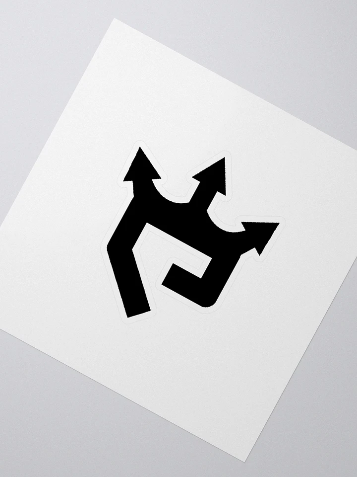 Phantisy Black Logo Sticker product image (1)