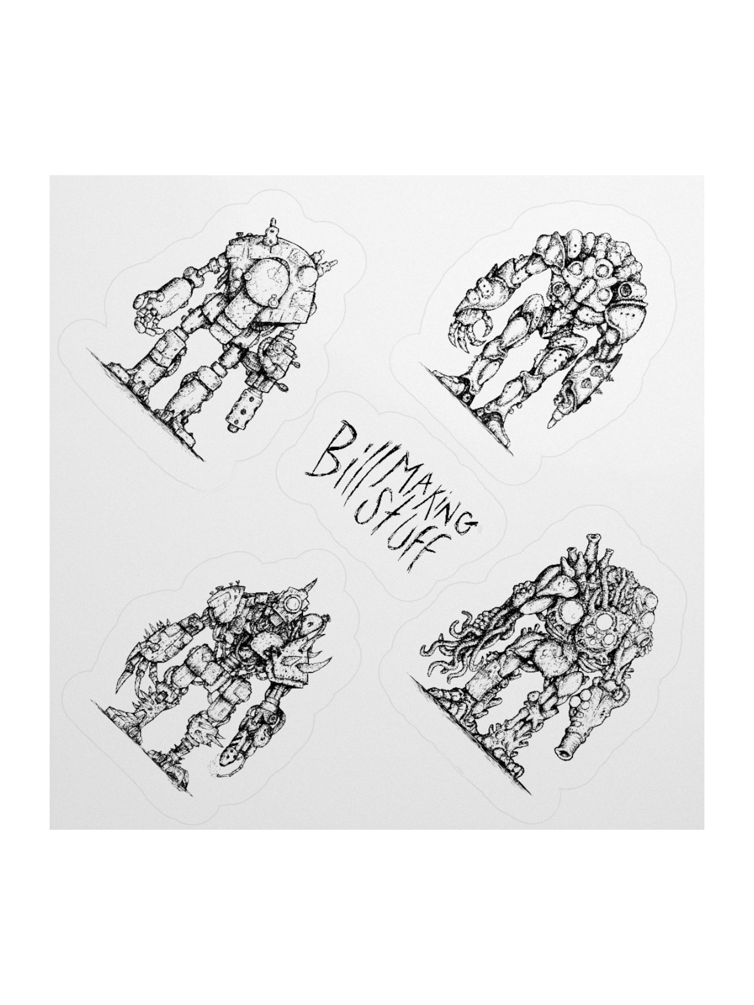 Bill Making Stuff Vinyl Sticker Set 2 product image (1)