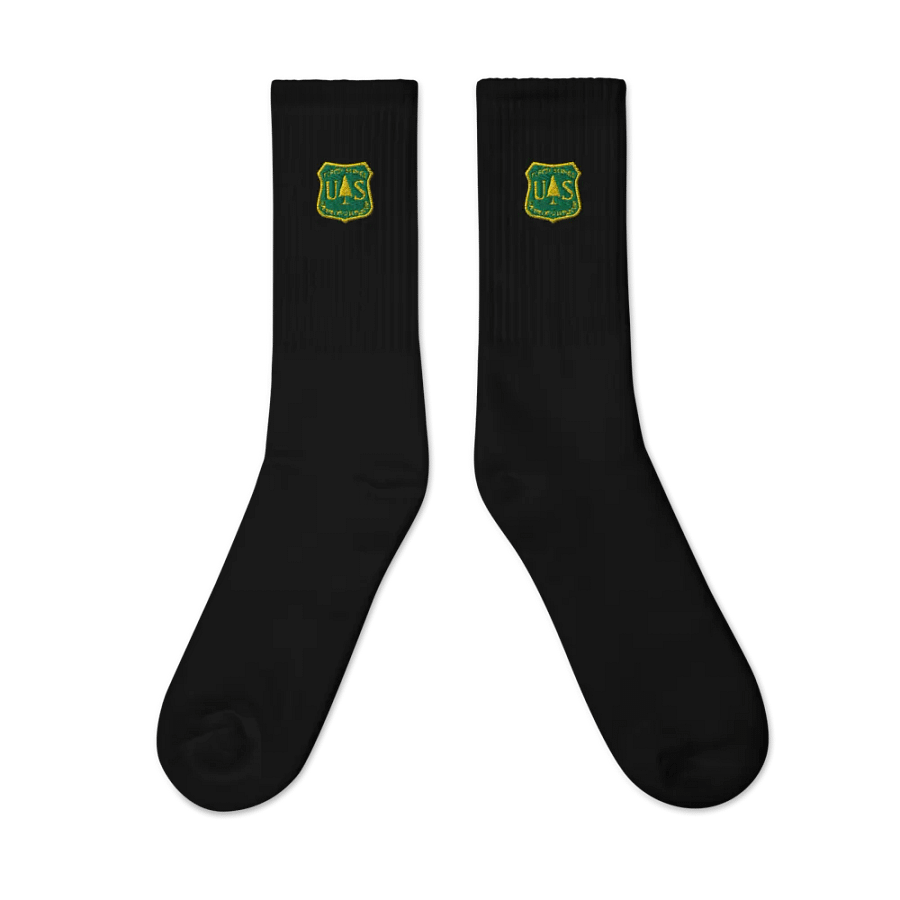 "Forest Service" Embroidered Socks product image (3)