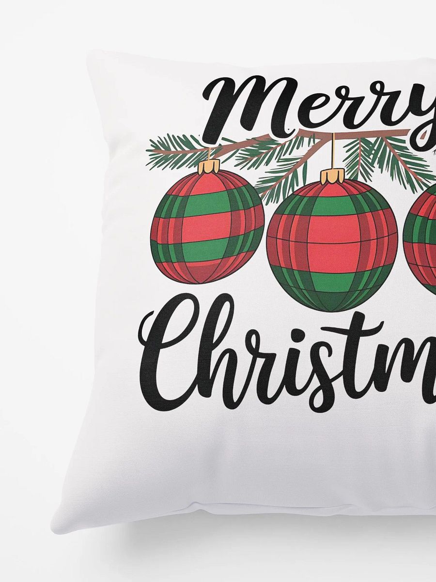 Simple Yet Expressive Merry Christmas Design throw pillow product image (5)