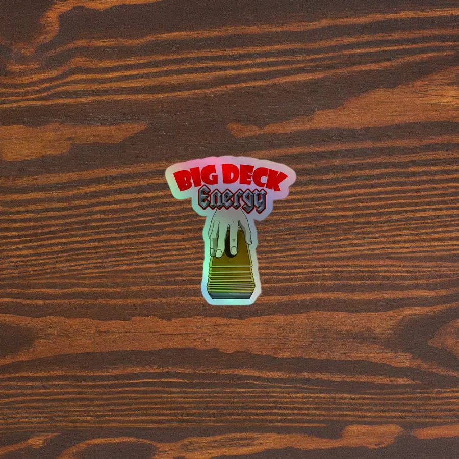 Big Deck Energy Red Sticker product image (5)