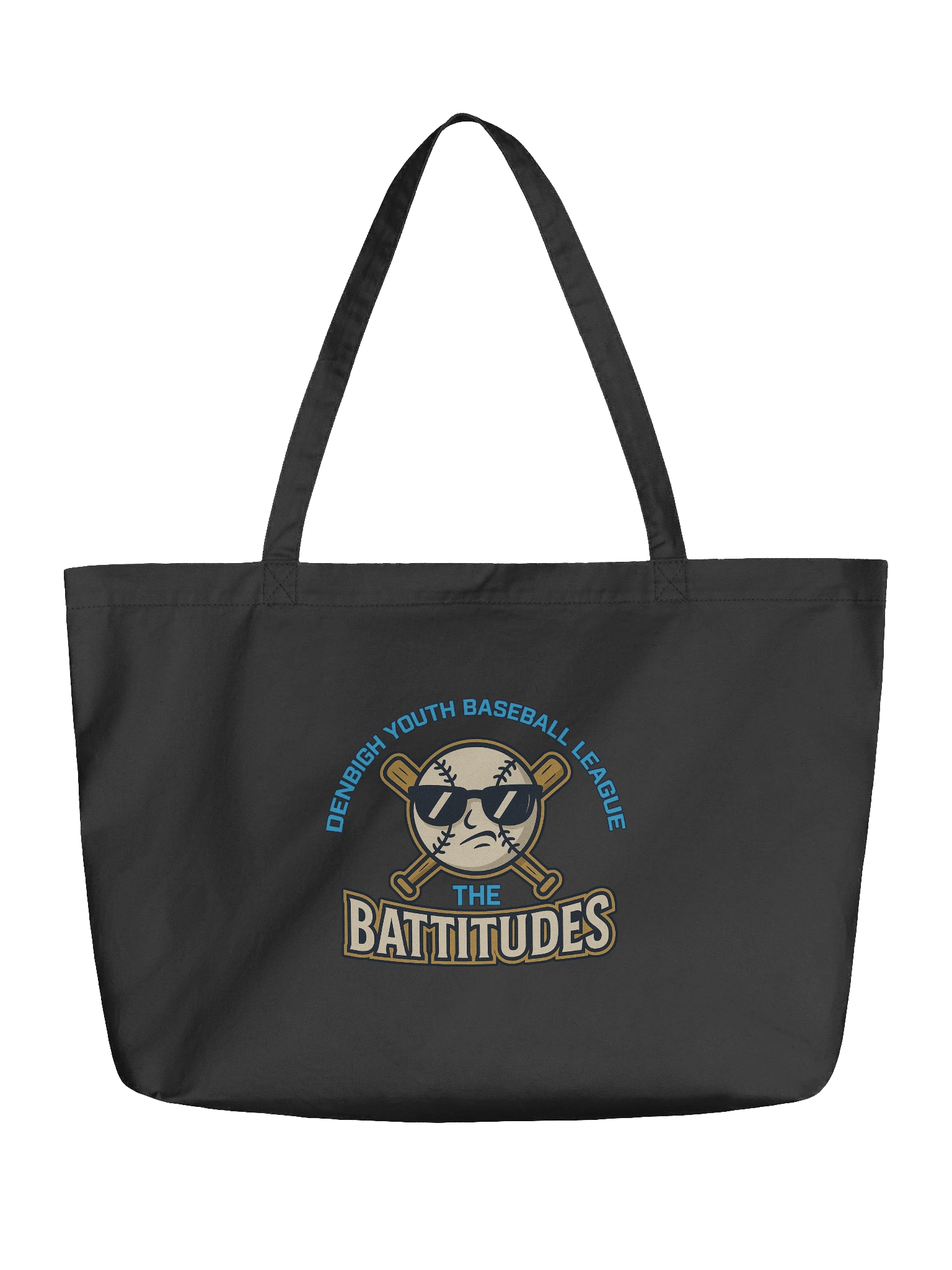 Battitude Baseball Organic Tote product image (1)