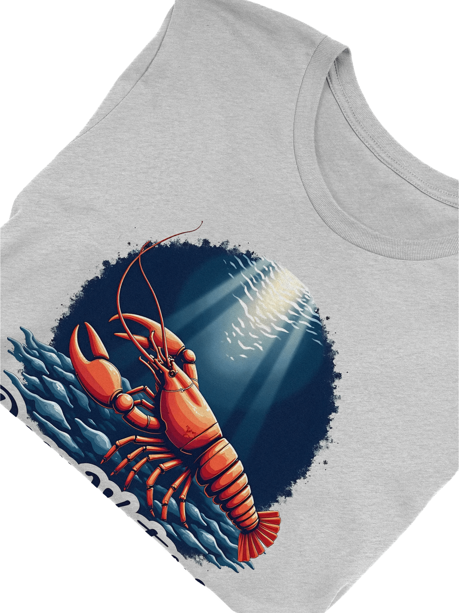 Deep Waters Create Strong Souls | Inspirational Lobster Unisex T-Shirt product image (4)