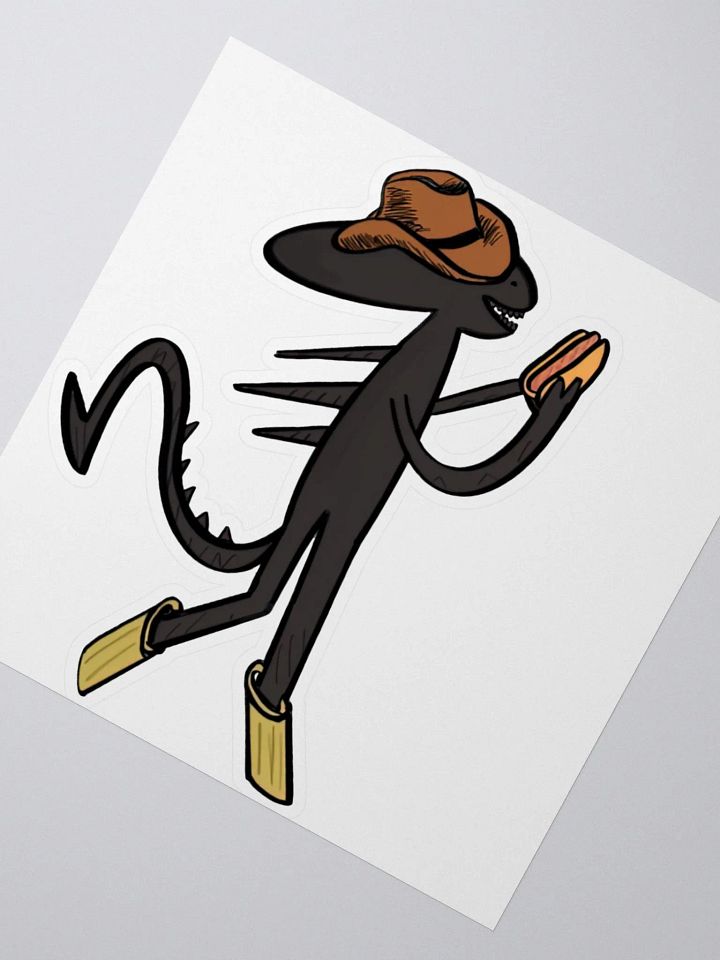 Xenomorph Boot Scootin' Boogie - Kiss Cut Sticker product image (5)