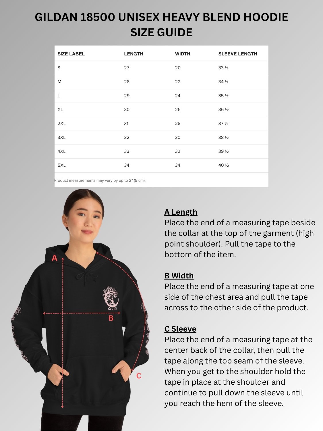 Zen AF Classic Hoodie (dark colors) product image (7)