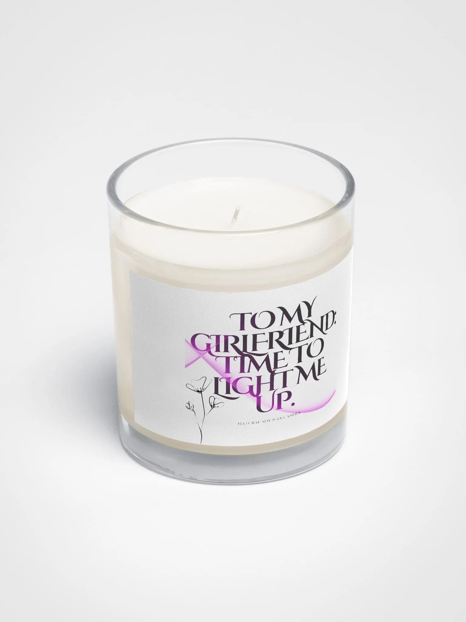 Girlfriend Light Me Up Soy Wax Candle product image (2)