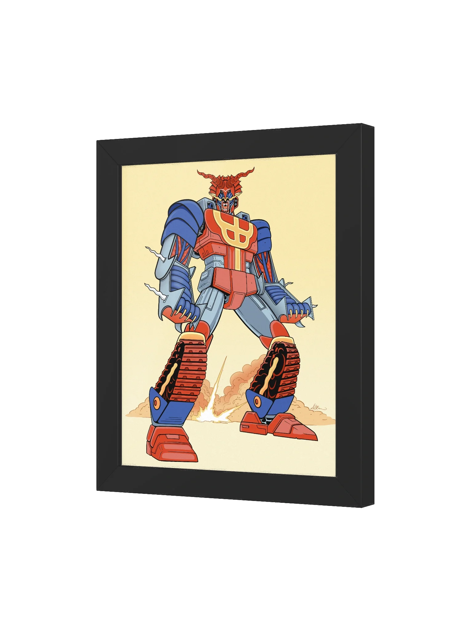 The Metallian 1984 Autobot - Judas Priest & Transformers Mashup Framed Art Print product image (16)