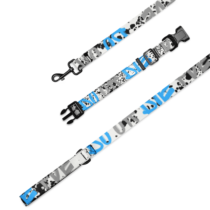 Paint Splatter Pet Collar & Leash Set product image (1)