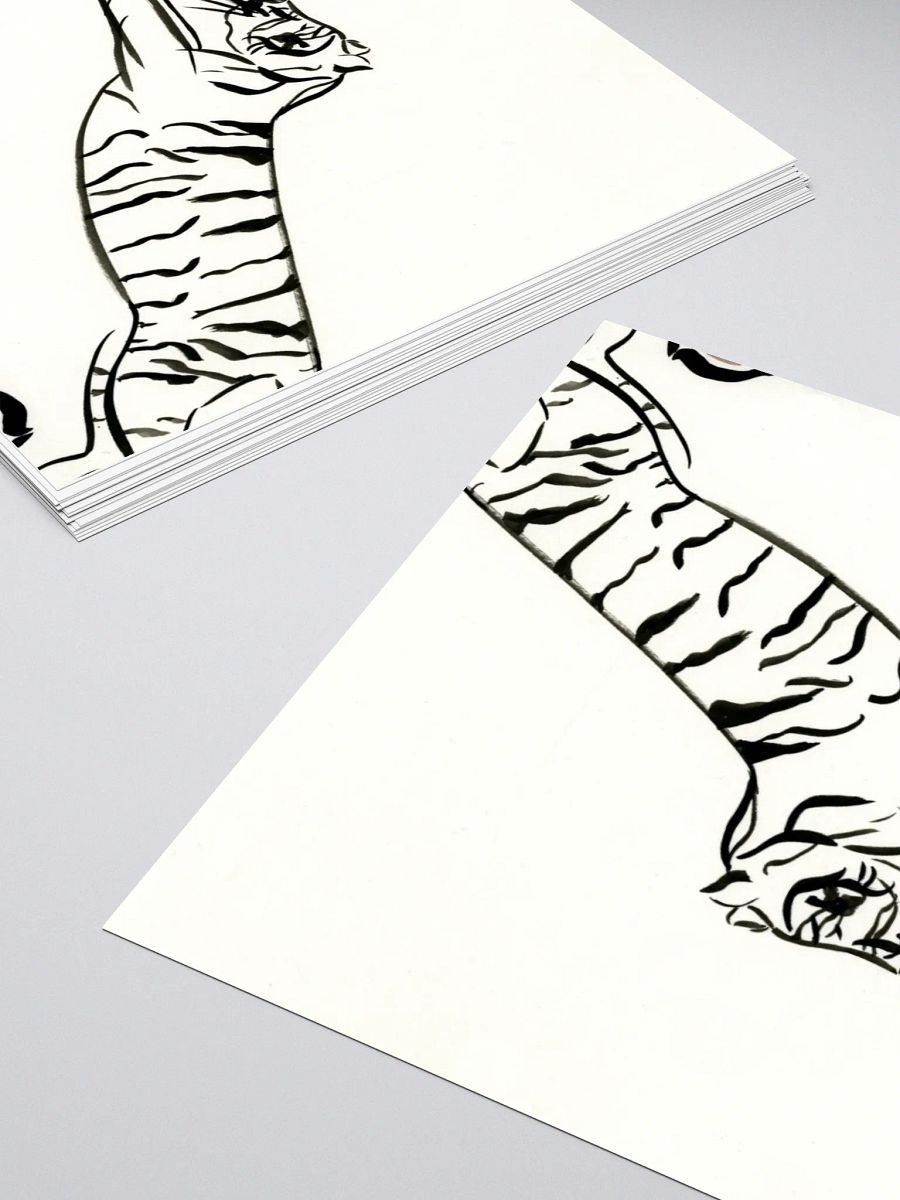 Jumping Tiger Sticker product image (11)