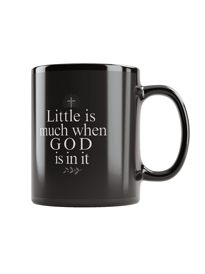 Divine Message Black Glossy Mug product image (2)