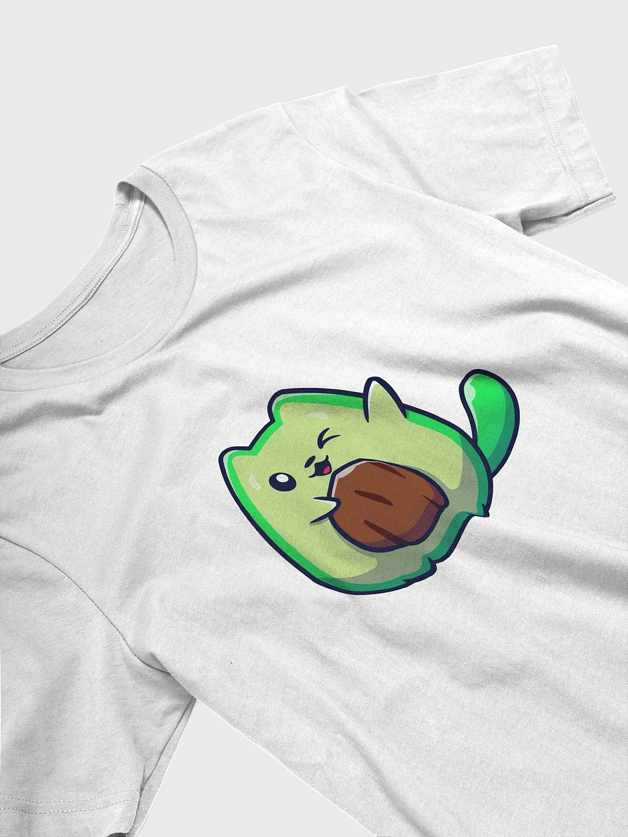 Winking Kawaii Avocado Cat T-Shirt product image (44)