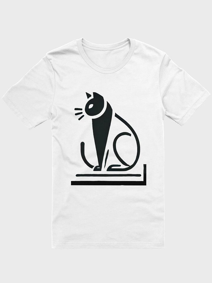Elegant Cat Silhouette T-Shirt product image (1)