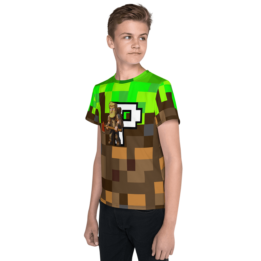 Patient PixelZ P Logo Youth T-Shirt (PixelZ My Craft) product image (3)