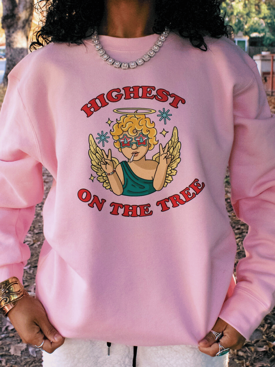 Peaceful Angel Crewneck Sweatshirt product image (4)