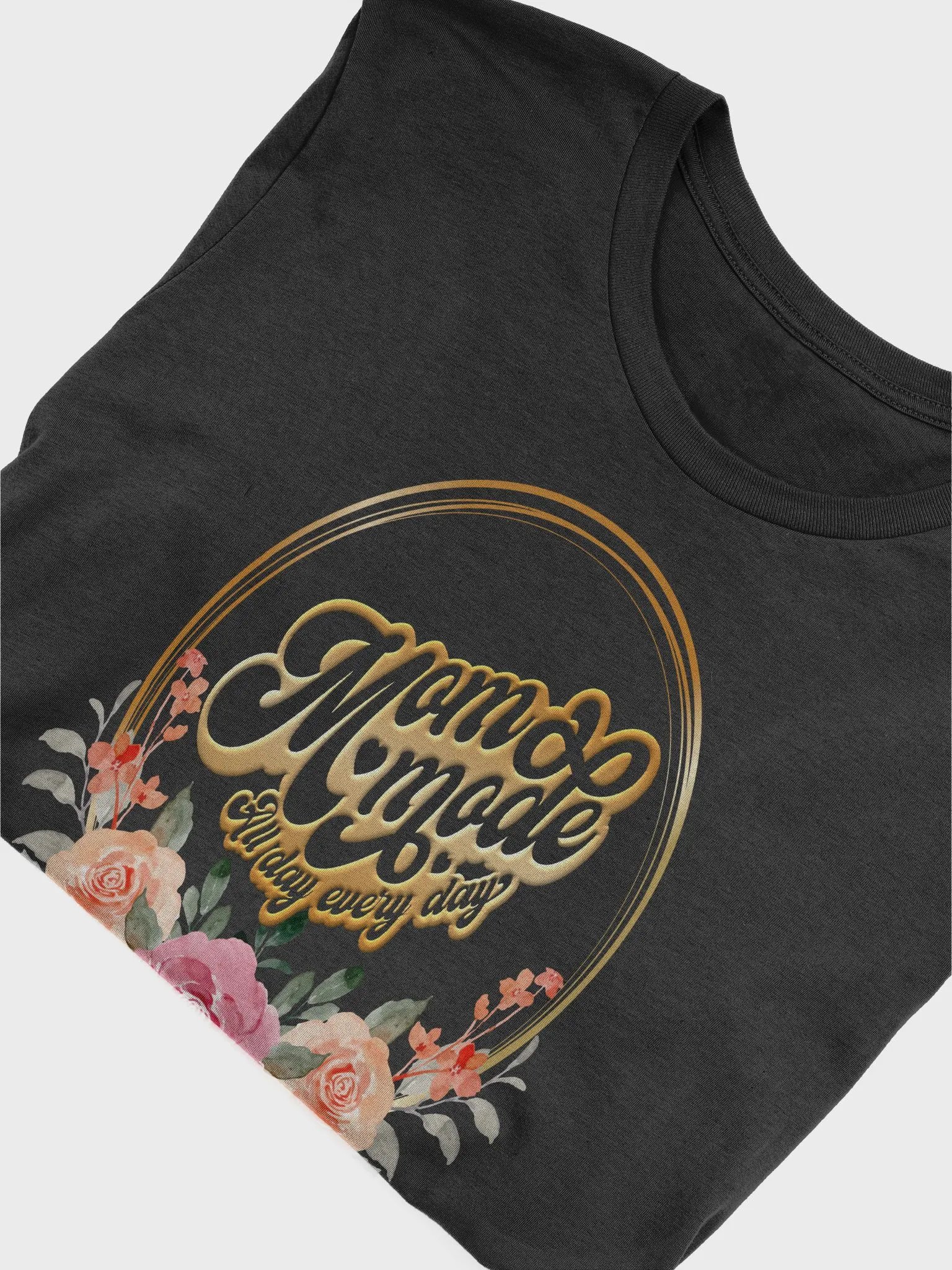 Mothers Day Floral Wreath Mom Mode T-Shirt product image (4)