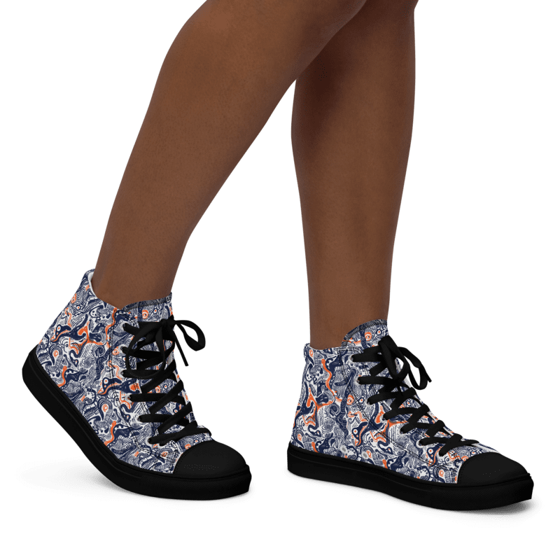 Liquid Energy | Women's High Top Sneaker product image (2)