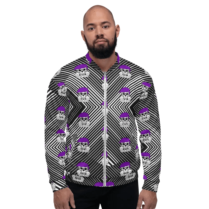 Enigma Nation All-Over Print Bomber Jacket product image (2)
