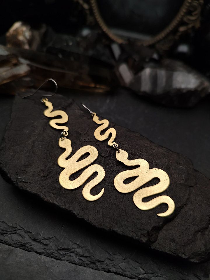 Earrings Familiars - Serpent Stack product image (1)